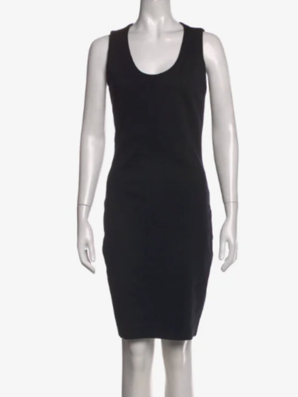 The Row Scoop Neck Knee-Length Dress
